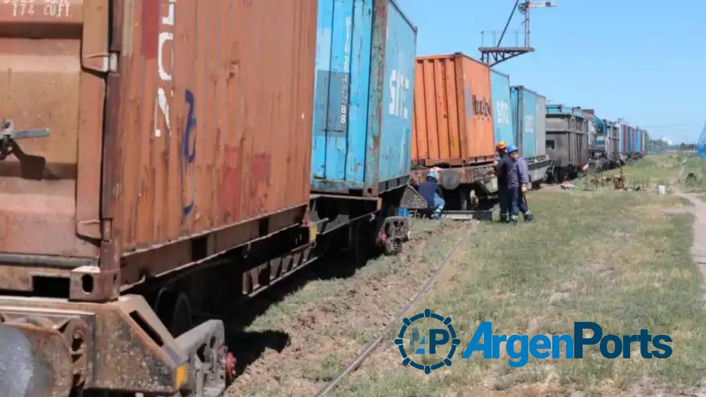 Descarriló un tren en General Roca y se cayó un vagón de carga