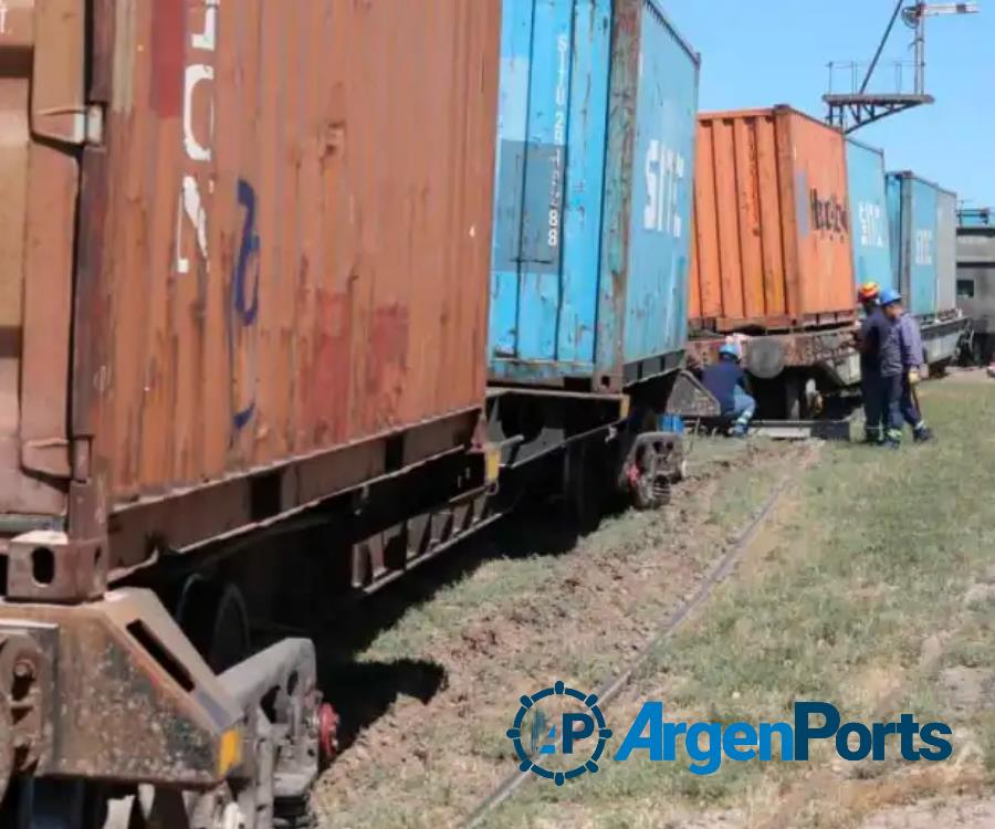 Descarriló un tren en General Roca y se cayó un vagón de carga