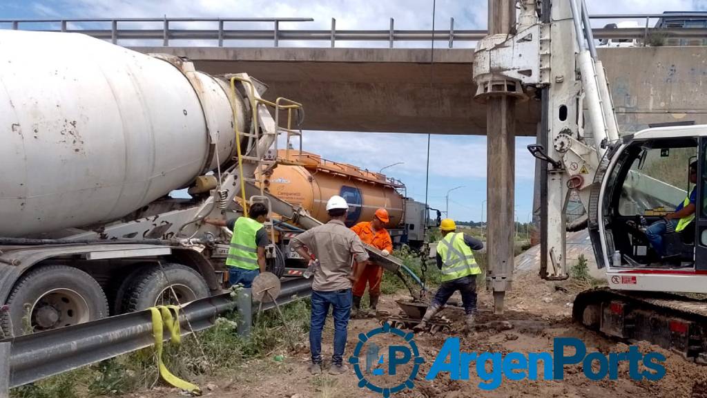 Comenzó una obra vial clave para el transporte de cargas hacia el puerto de Bahía Blanca