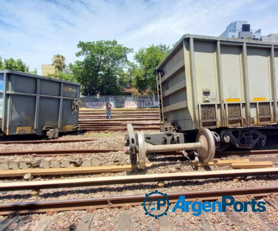 El descarrilamiento de un tren de carga en Haedo causó complicaciones