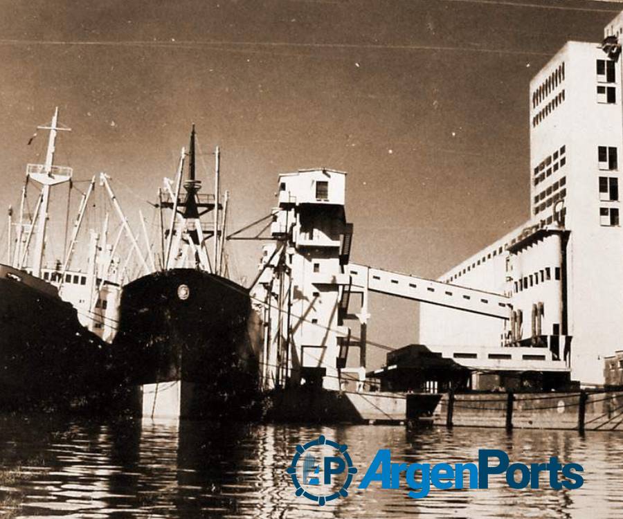 Hoy, hace 70 años, se inauguraba el elevador de granos del puerto de Santa Fe