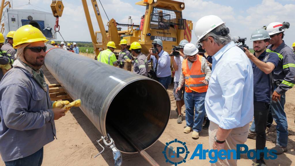 Massa anunció que en 90 días se licitará el segundo tramo del Gasoducto Néstor Kirchner