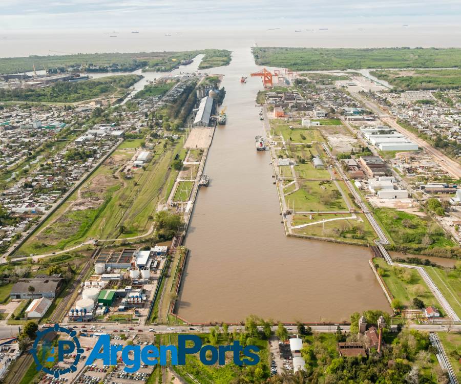 Lojo destacó las obras que mejorarán la logística portuaria en La Plata