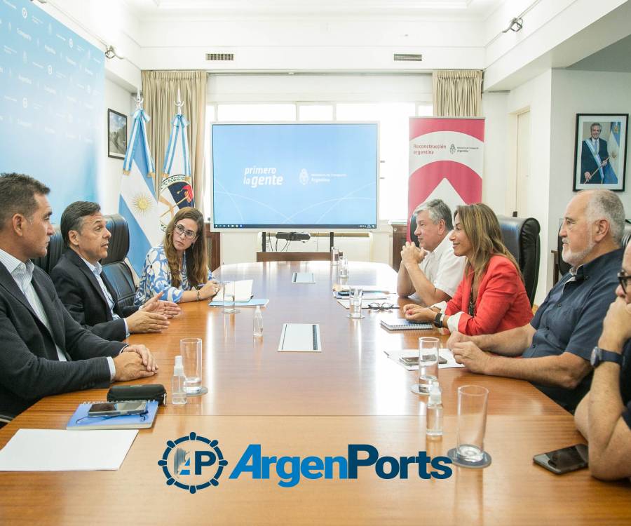 Giuliano se reunió con los titulares de los puertos de Dock Sud, La Plata y Astillero Río Santiago