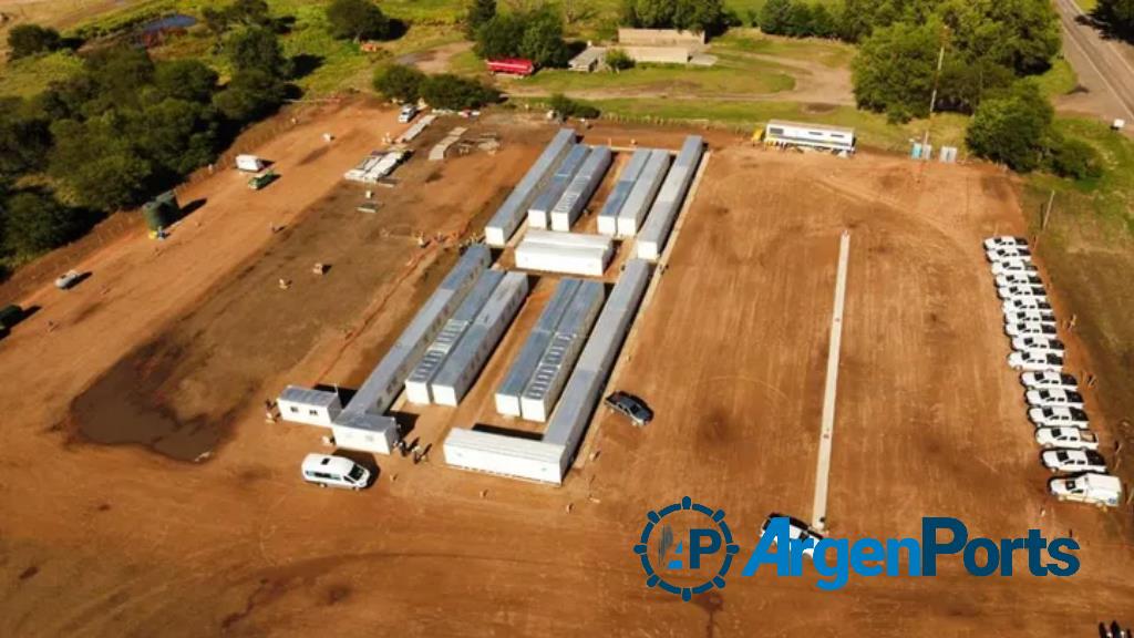 Gasoducto Kirchner: finalizó la construcción de un campamento para los trabajadores