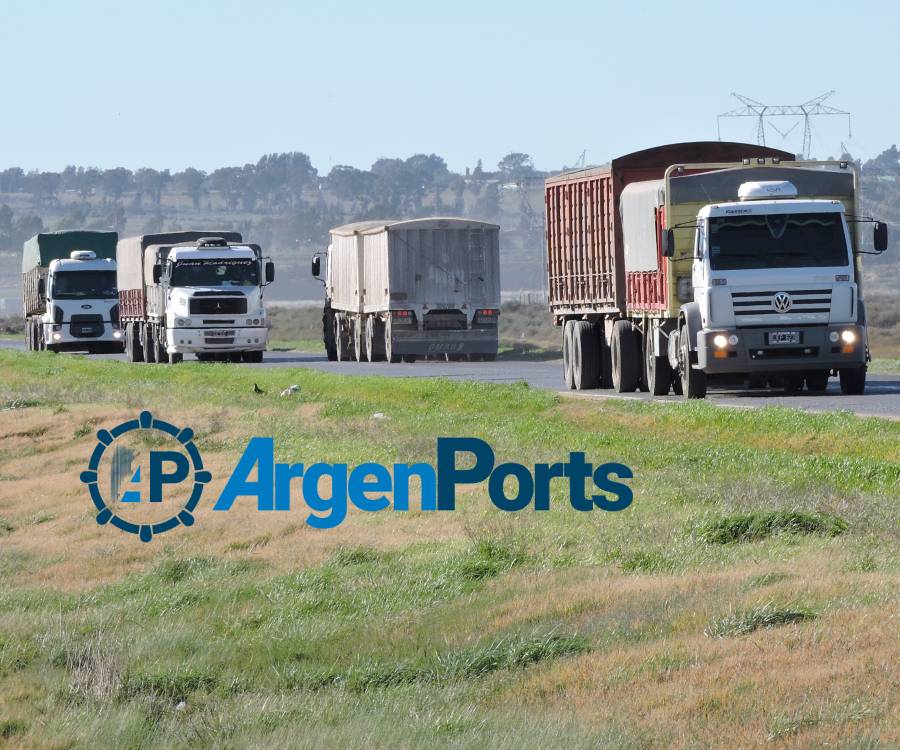 Paro de transportistas de carga en varios puertos cerealeros del país