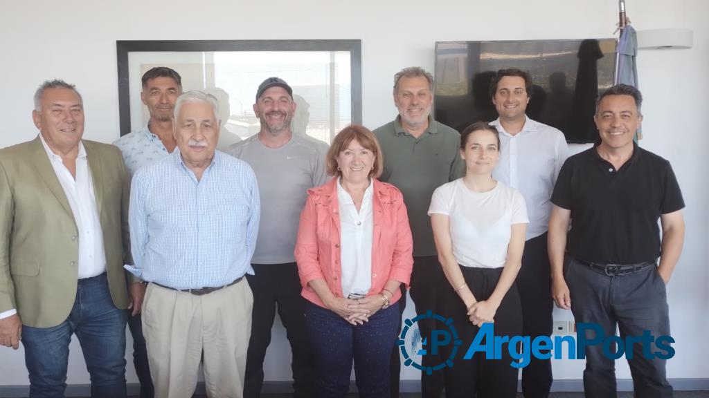 Juan Cruz Lucero visitó el puerto de Mar del Plata