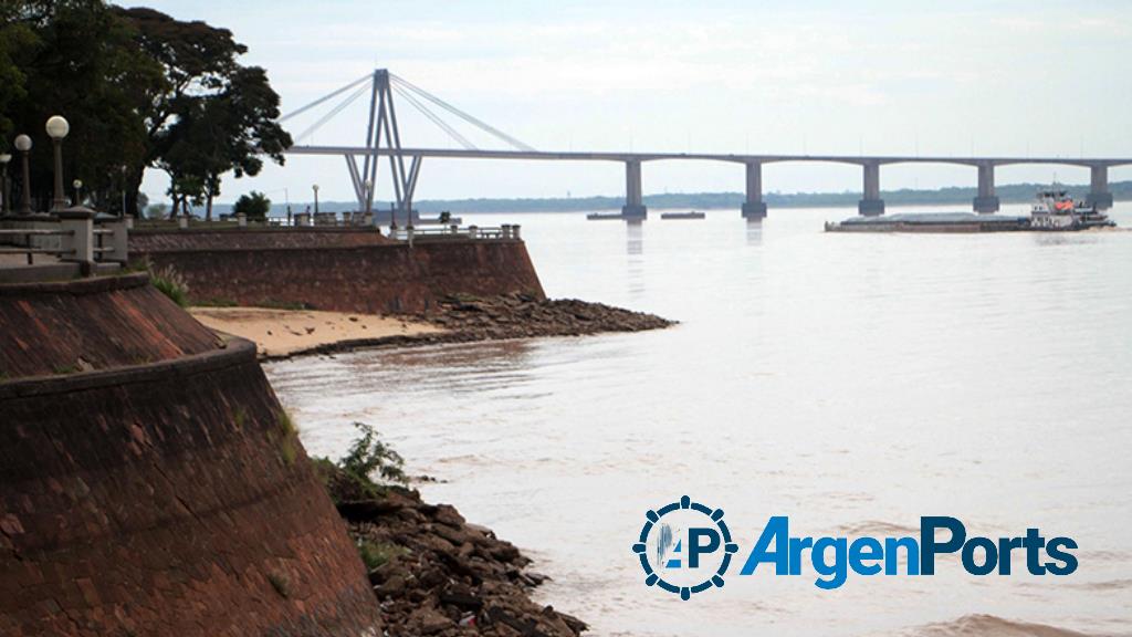 El río Paraná continúa mejorando su nivel en las costas de Corrientes