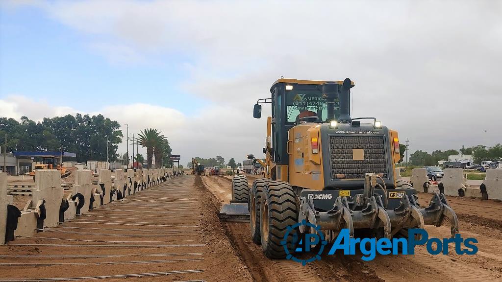 Bahía Blanca: avanza la obra vial que mejorará el flujo de cargas al puerto