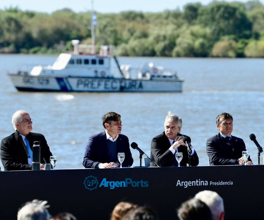 Kicillof: “El canal Magdalena es nuestra puerta de acceso a un futuro mejor”