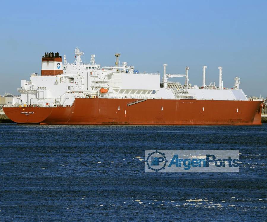 Avanza la regasificación en Bahía Blanca: entró el carrier Global Star y llega el Attalos