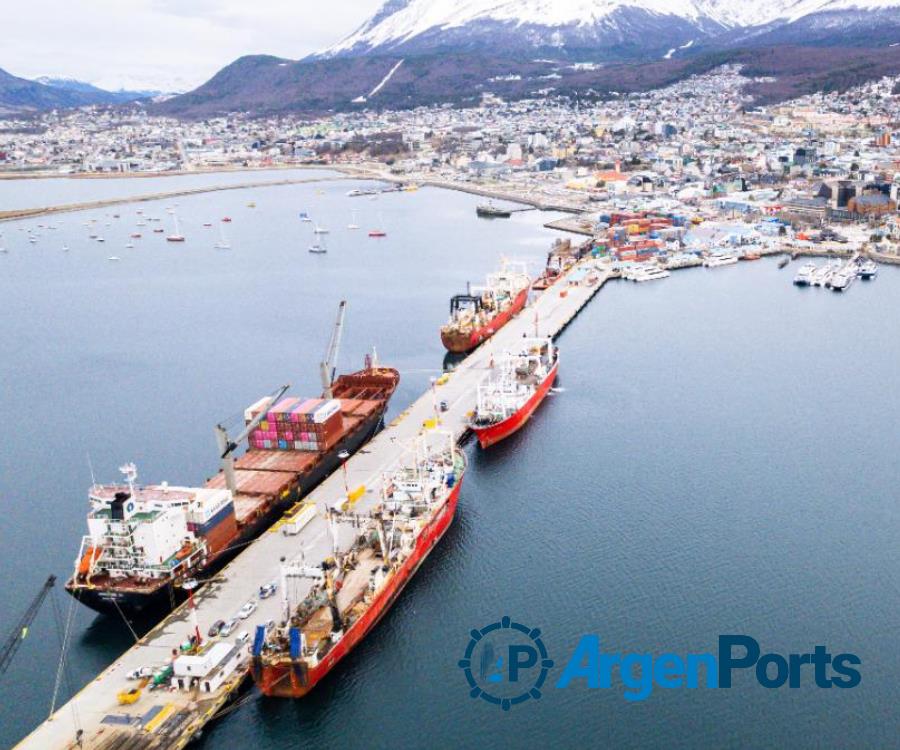 Realizarán inversiones por 600 millones de pesos en el puerto de Ushuaia