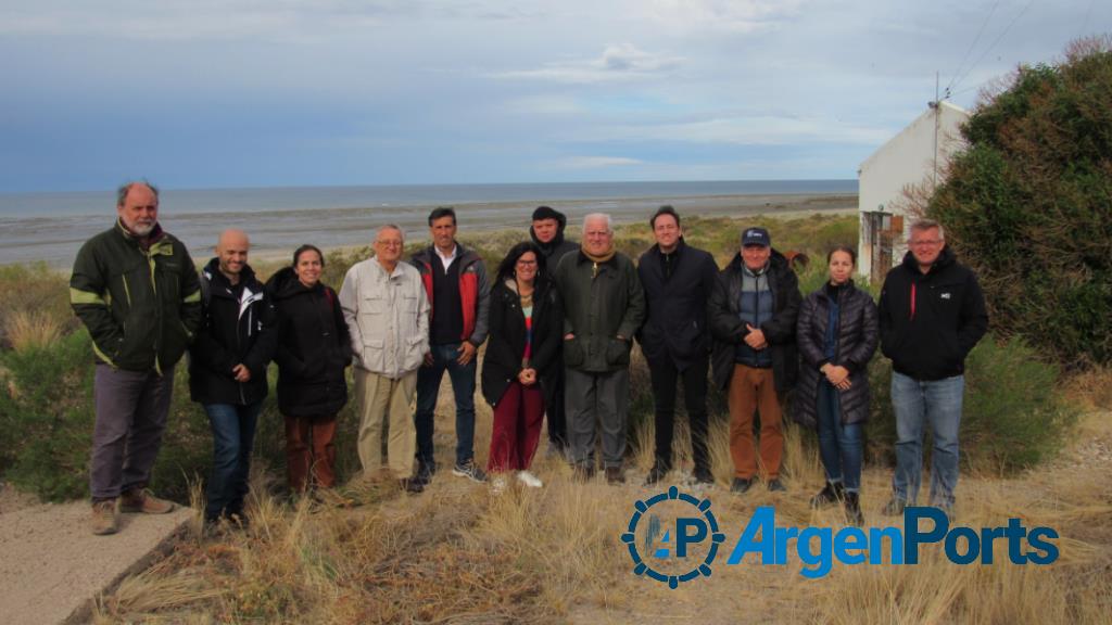 Autoridades del INIDEP visitaron el predio de la futura sede en San Antonio Oeste