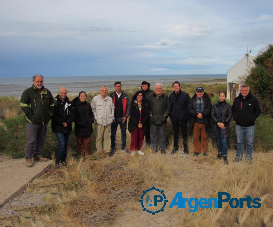 Autoridades del INIDEP visitaron el predio de la futura sede en San Antonio Oeste