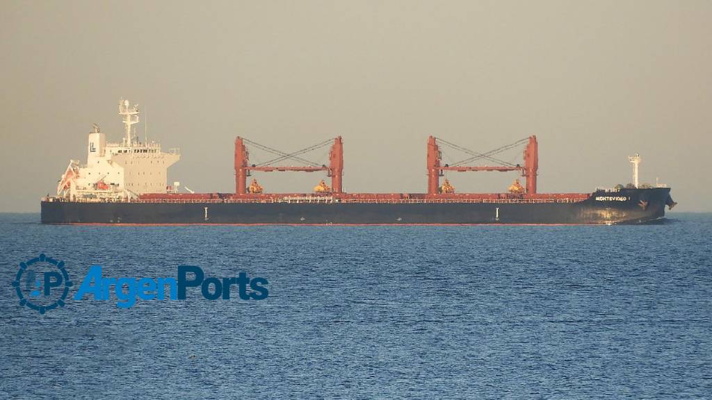 Varadura de un buque durante varias horas en el Río de la Plata