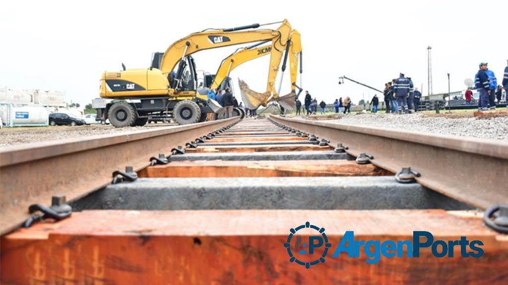 Rosario: instalaron 80 durmientes de plásticos reciclado en vías de Trenes Argentinos Cargas