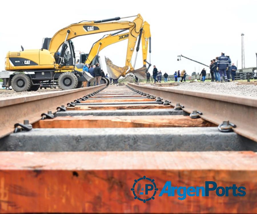 Rosario: instalaron 80 durmientes de plásticos reciclado en vías de Trenes Argentinos Cargas