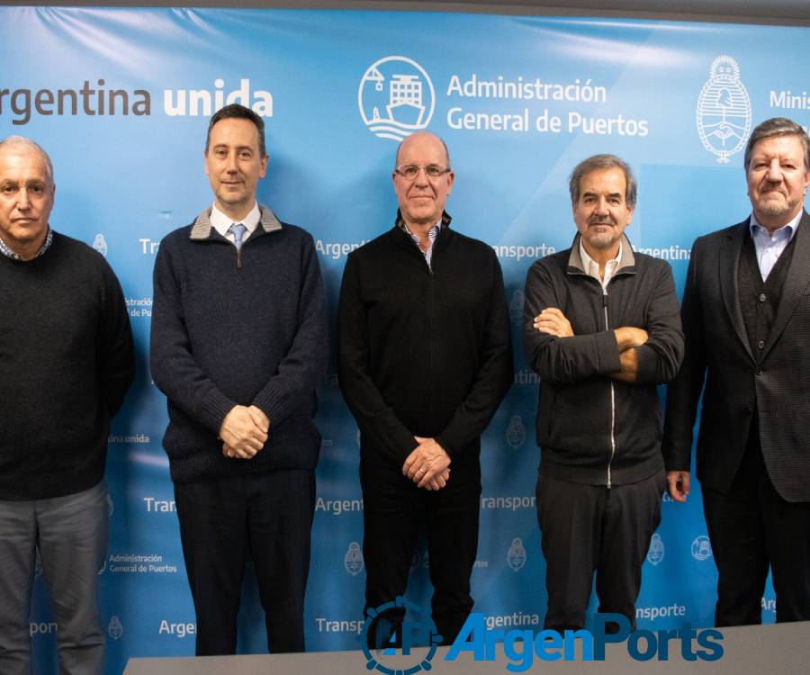 AGP recibió a las nuevas autoridades de la Cámara de Prácticos