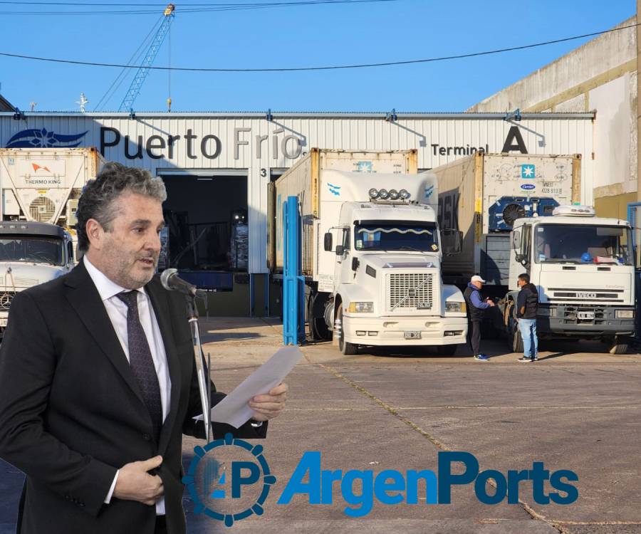 Puerto Frío inauguró una nueva terminal en Bahía Blanca