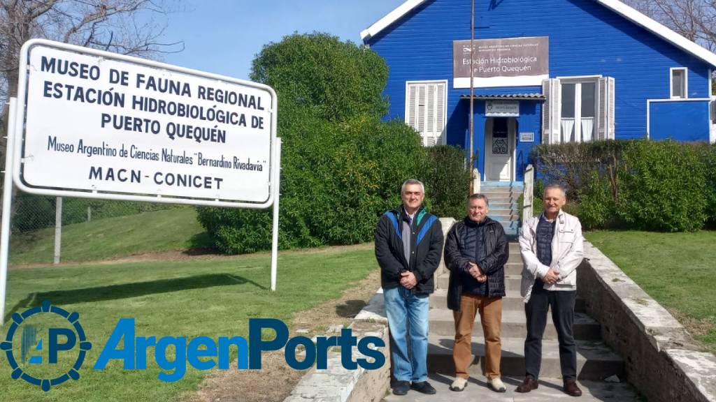 Visita del INIDEP a la Estación Hidrobiológica de Puerto Quequén