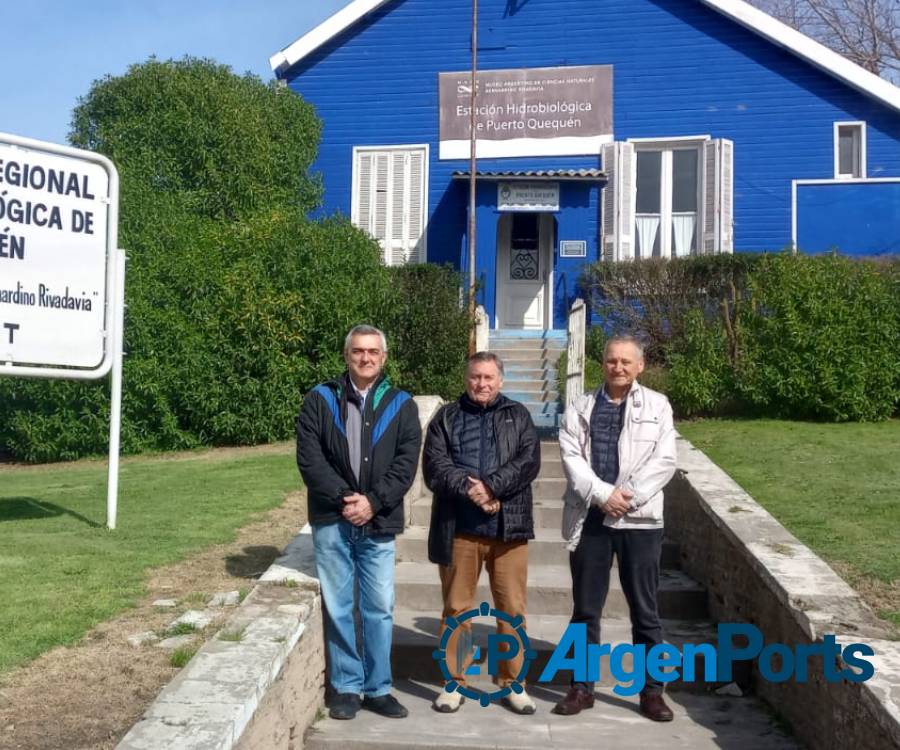 Visita del INIDEP a la Estación Hidrobiológica de Puerto Quequén