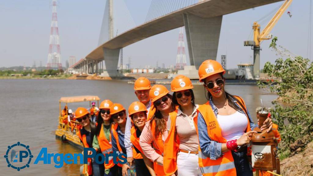 Recorrida técnica por Puente Héroes del Chaco a días del lanzamiento de WISTA Paraguay