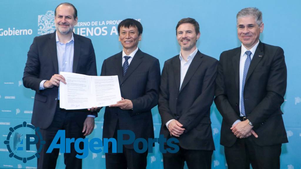 Primer paso para una gran inversión china en el puerto de Bahía Blanca