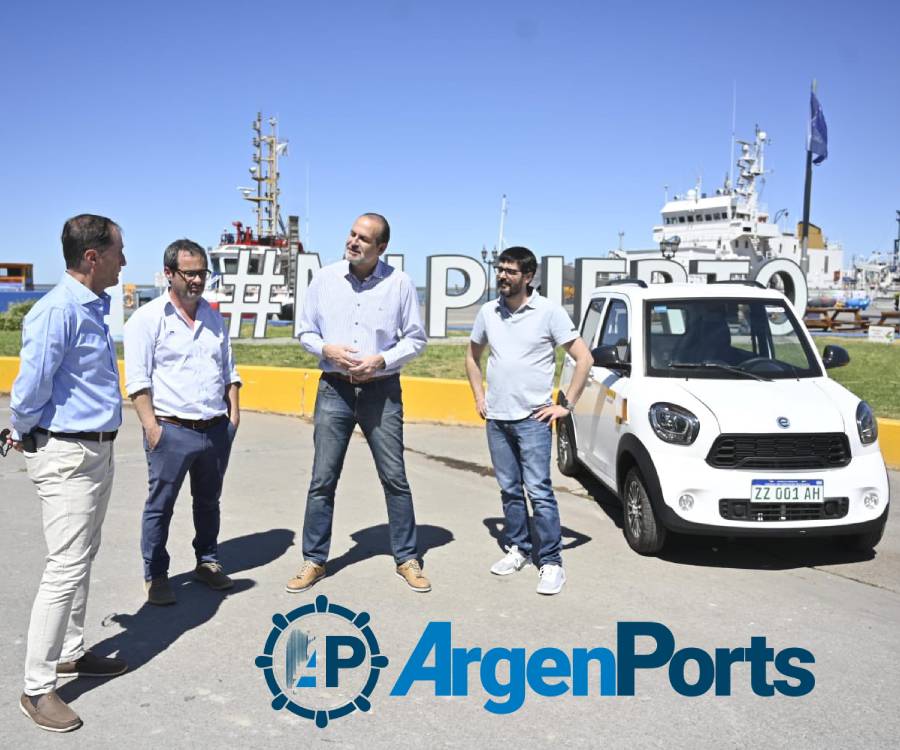 El Consorcio del Puerto de Bahía Blanca incorporó su primer vehículo eléctrico