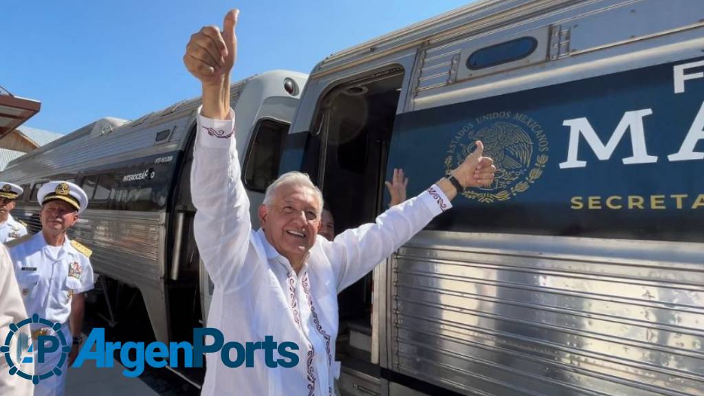 Primer viaje para el tren transoceánico que pretende competir con el Canal de Panamá