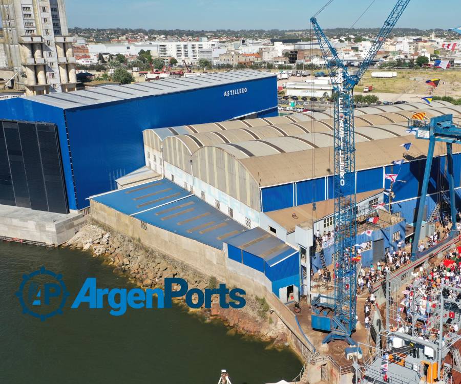 Así es la nueva nave industrial de Astillero Contessi en Mar del Plata