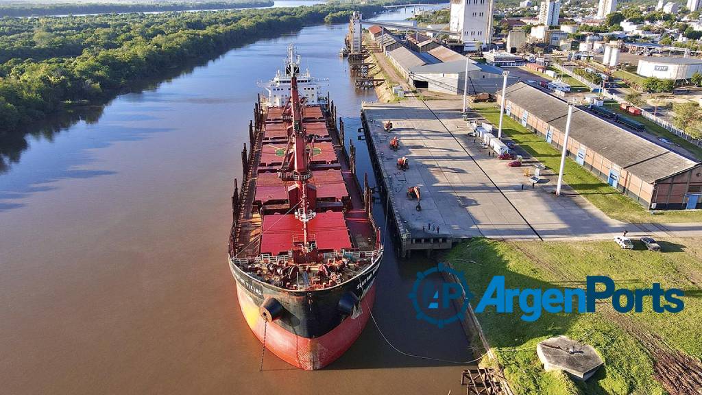 El puerto de Concepción del Uruguay sostiene su ritmo exportador