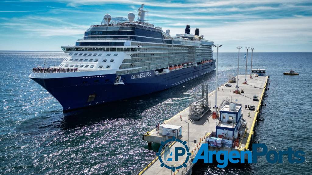 EL Celebrity Eclipse adelantó su arribo a Madryn y ahora ya puso proa a Montevideo