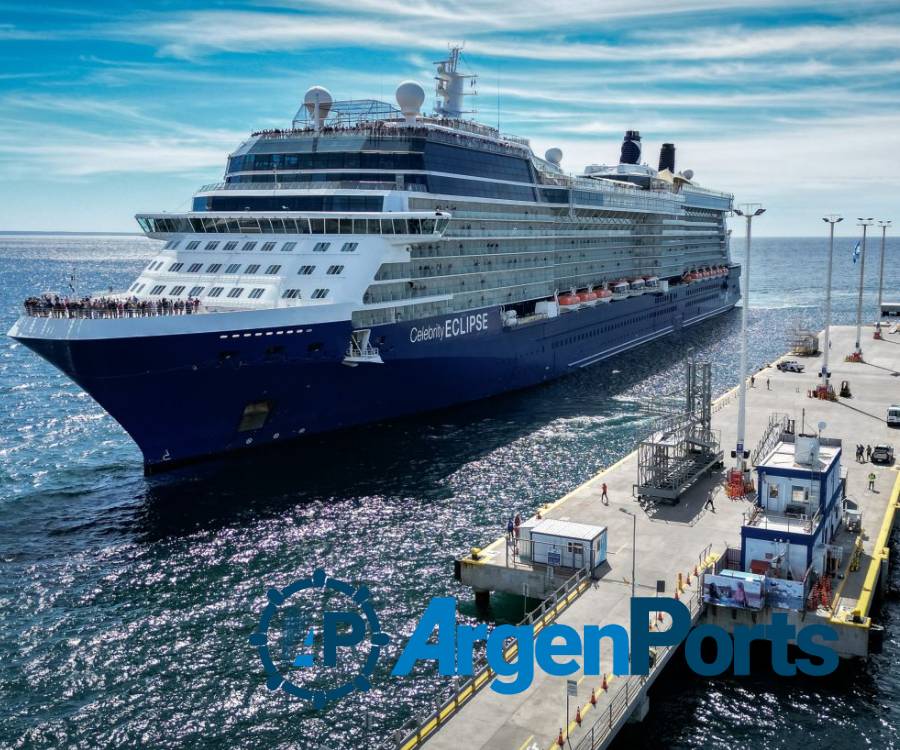 EL Celebrity Eclipse adelantó su arribo a Madryn y ahora ya puso proa a Montevideo