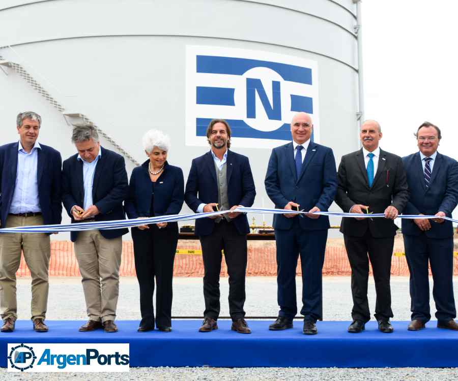 Uruguay: Navios Logistics inauguró su terminal de carga líquida en Nueva Palmira