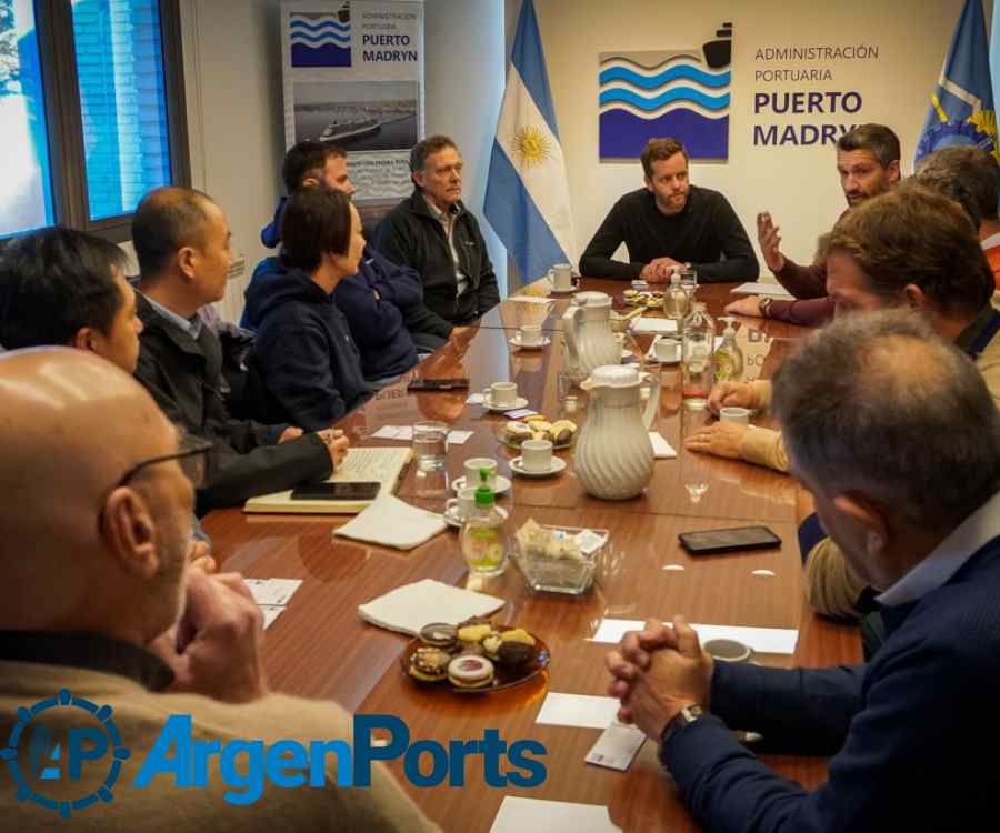 Puerto Madryn, Goldwind y Loginter se preparan para recibir partes de 52 aerogeneradores