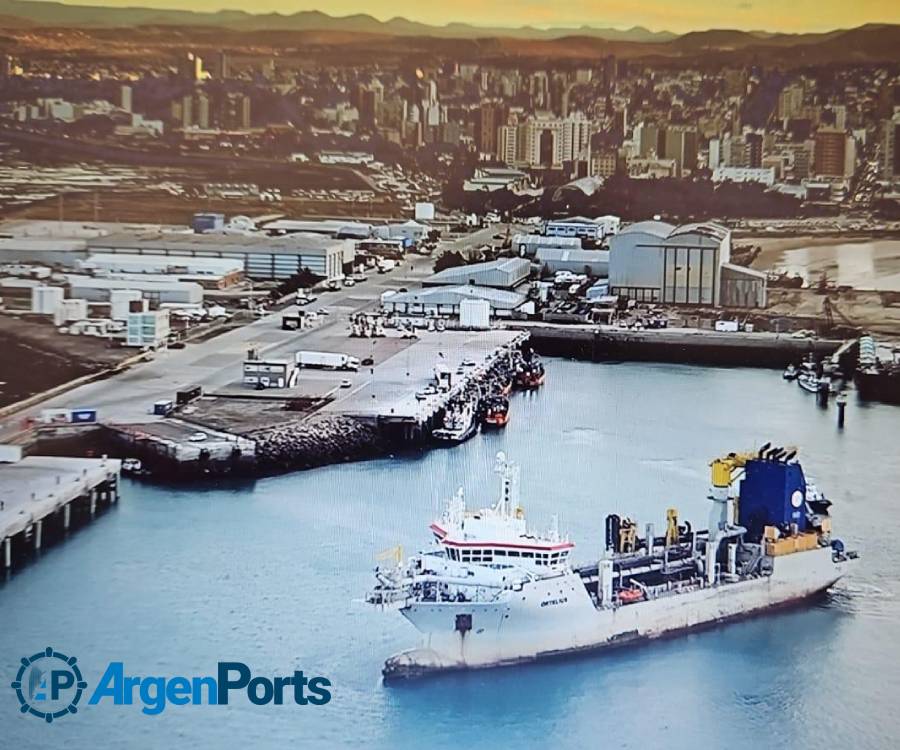 Comenzó la obra de dragado en el puerto de Comodoro Rivadavia