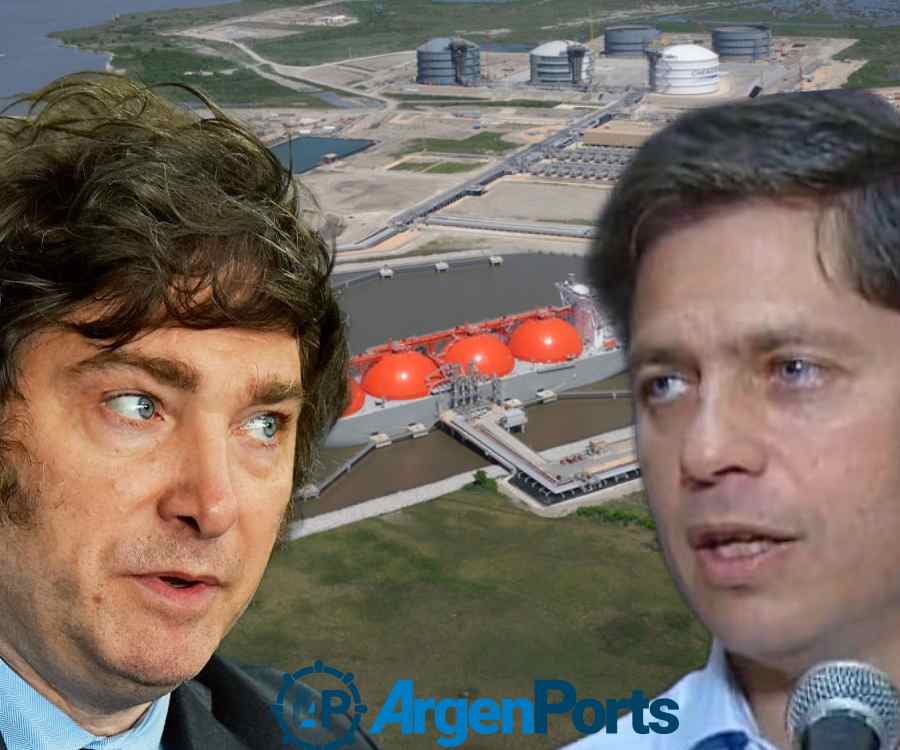 ¿Bahía Blanca o Río Negro?: escala la pelea entre Milei y Kicillof por el proyecto de GNL