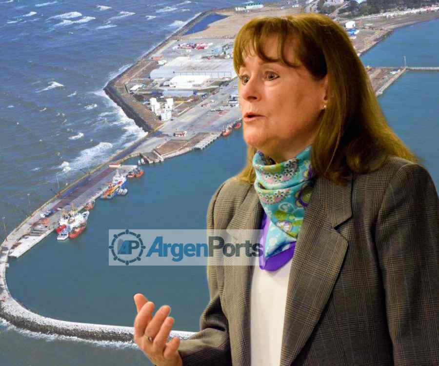 Digna Hernando destacó las bondades de puerto Comodoro Rivadavia