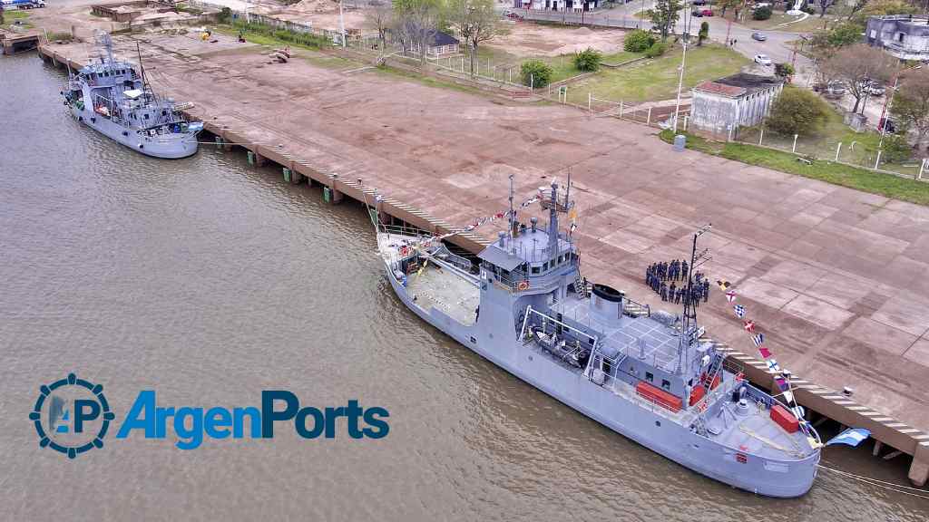 Un segundo buque de la Armada Argentina continuará con el balizamiento del río Uruguay