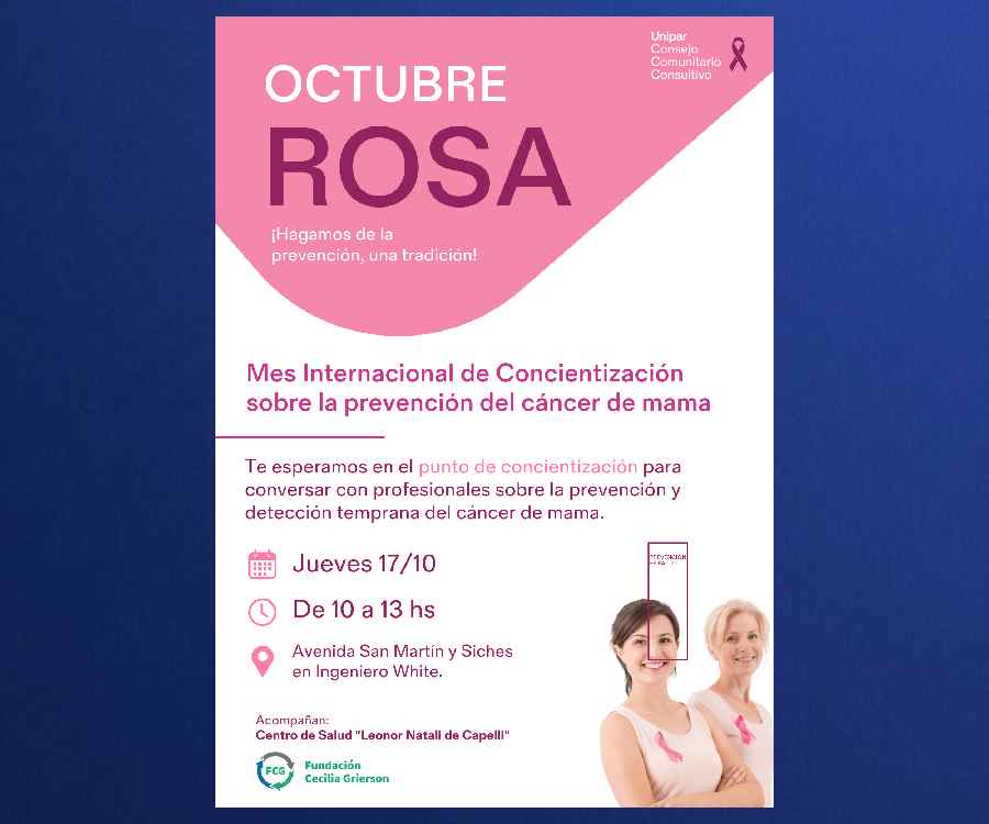 Unipar se suma a la concientización contra la lucha del cáncer de mama