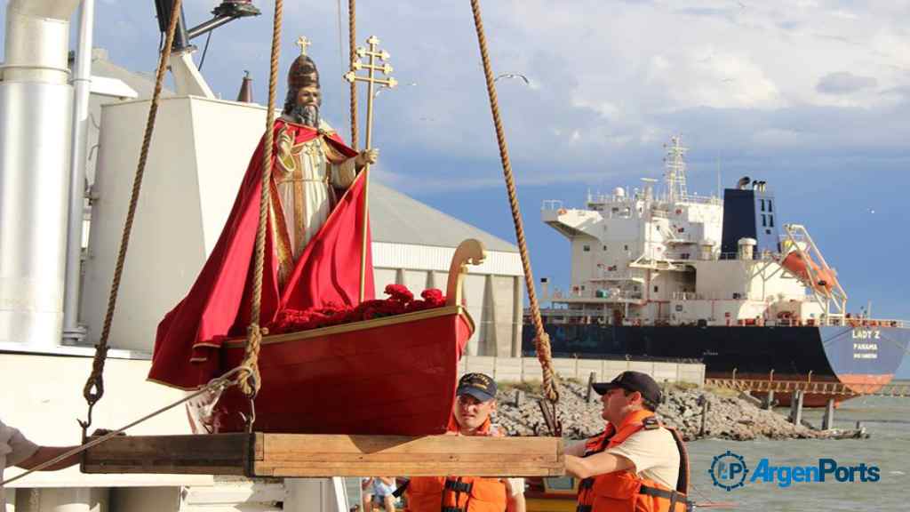 Nueva celebración de San Silverio en el puerto de Bahía Blanca