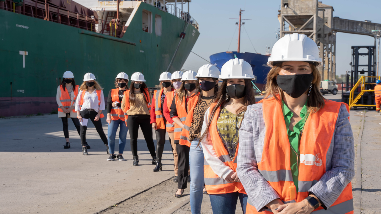 Primer año de gestión de Carla Monrabal al frente del Puerto Dock Sud