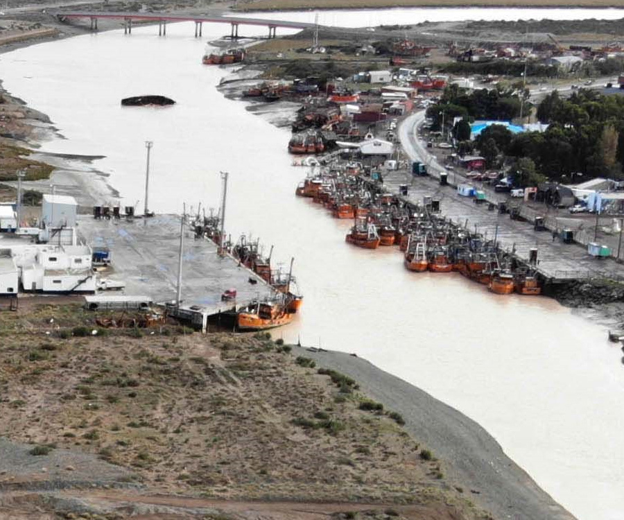 Video:  gran inversión privada para la construcción de muelles en el puerto de Rawson