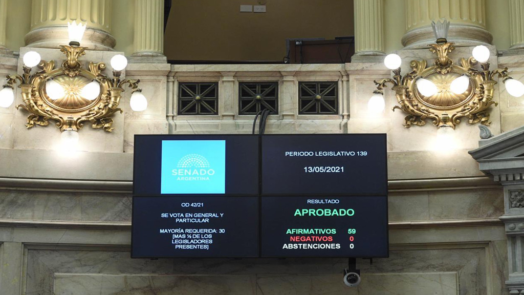 El Senado aprobó crear la Comisión Bicameral de Seguimiento de la Hidrovía