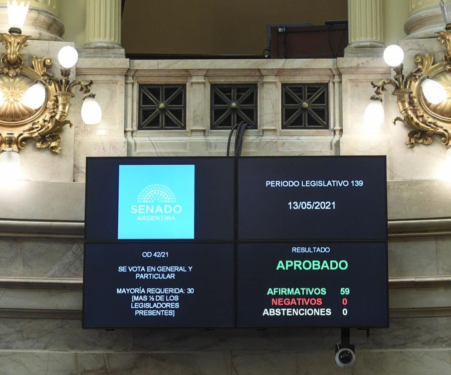 El Senado aprobó crear la Comisión Bicameral de Seguimiento de la Hidrovía