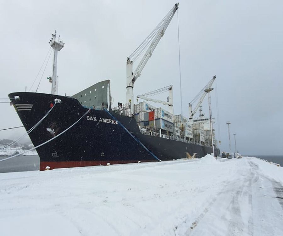 A mediados de julio empezará la ampliación del muelle comercial en en Ushuaia