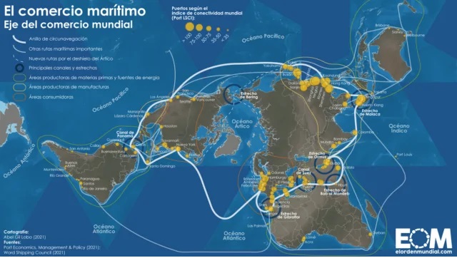 mapa puertos