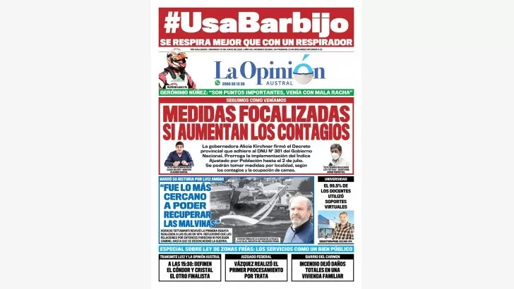 TAPA LA OPINION